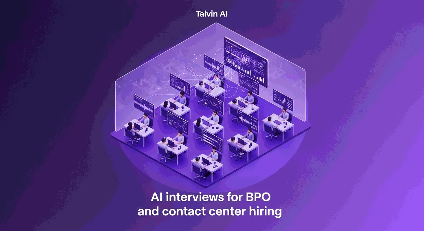 AI Interviews for BPO and Contact Center Hiring: A Practical Guide